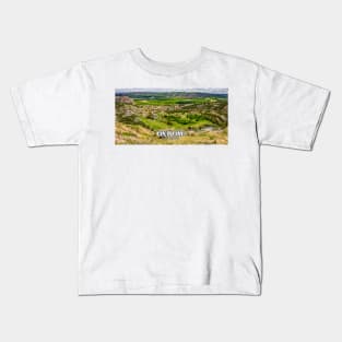 Oxbow Overlook at Theodore Roosevelt National Park North Unit Kids T-Shirt